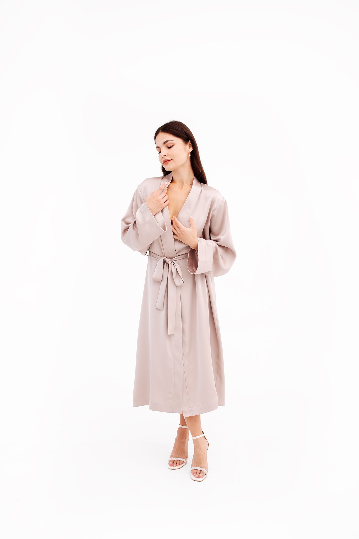 Luxury  Viscose Long Robe