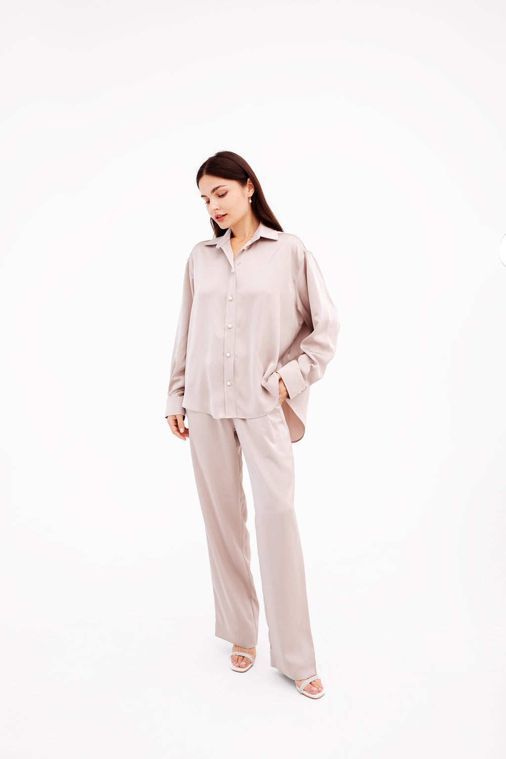 Straight Fit Viscose Luxury Trousers