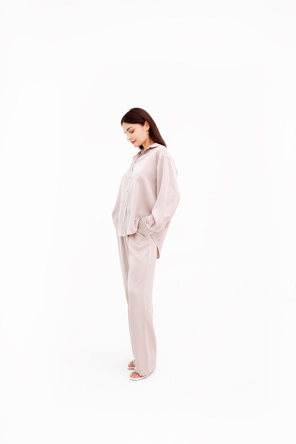 Straight Fit Viscose Luxury Trousers