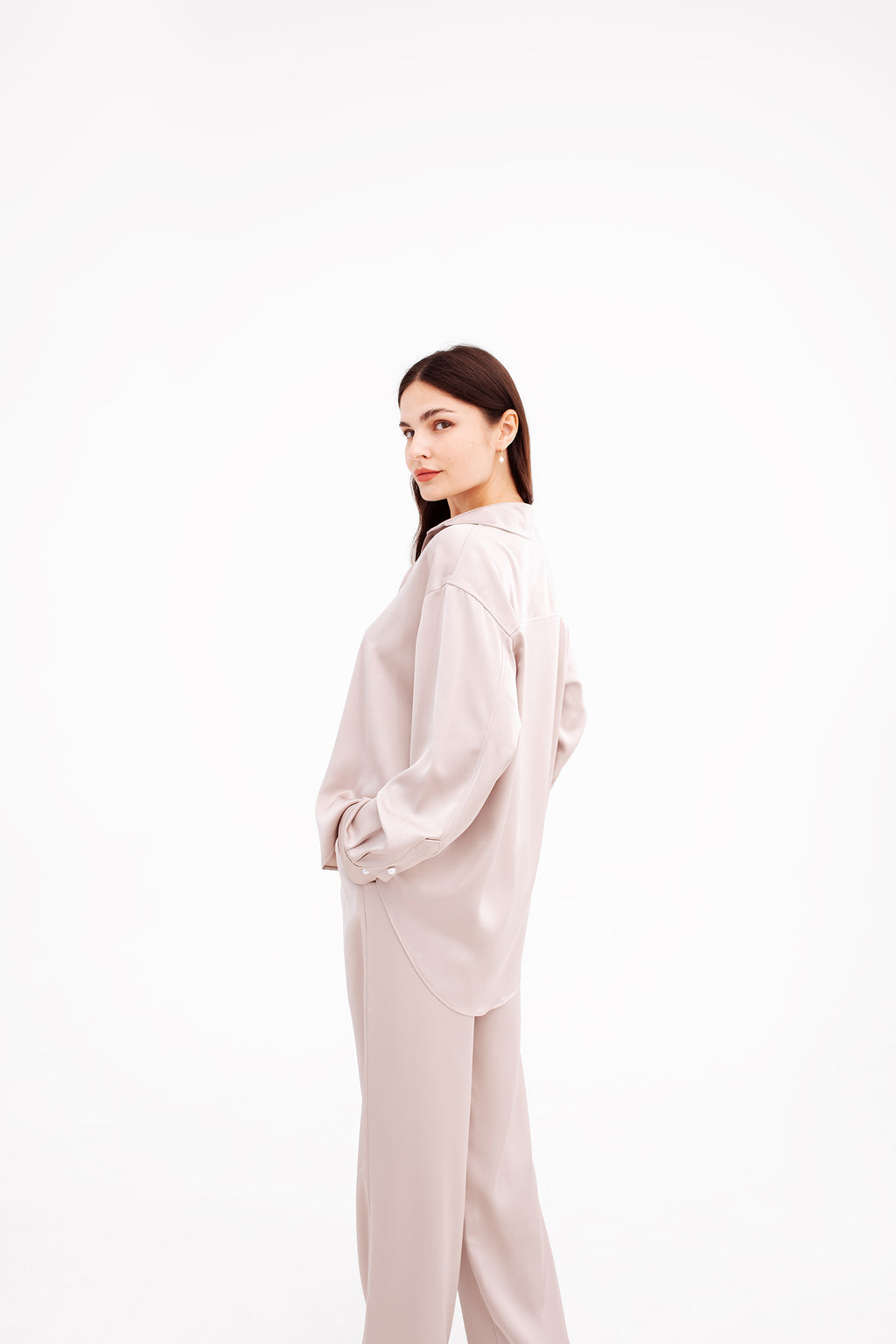 Straight Fit Viscose Luxury Trousers