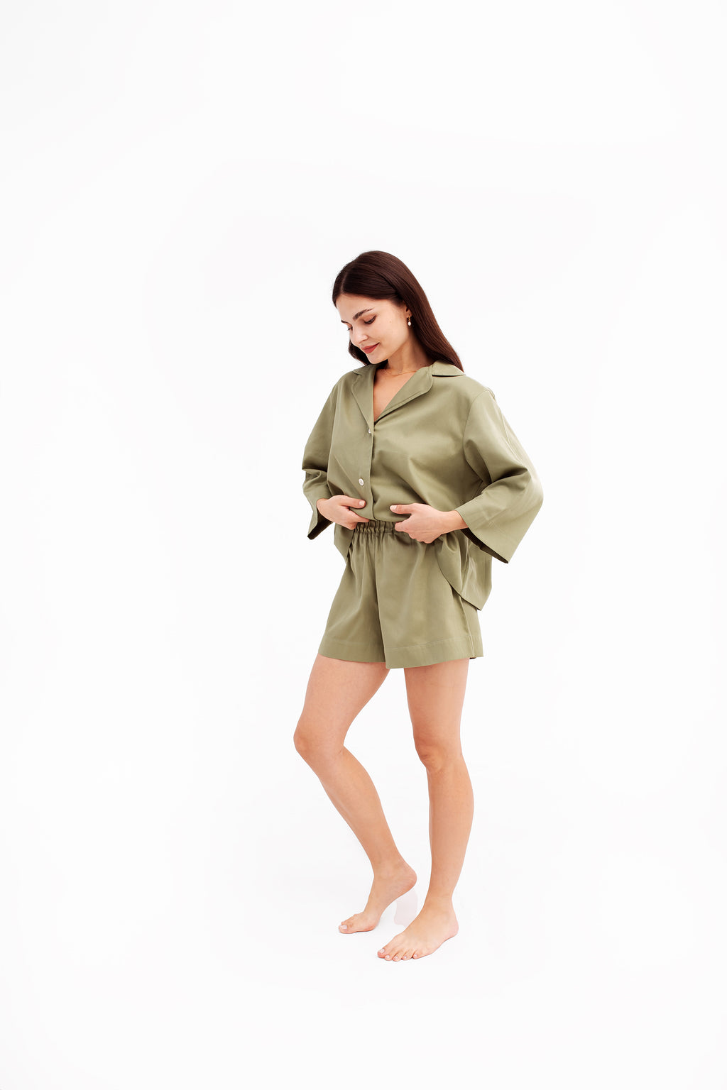 Sateen Cotton shorts