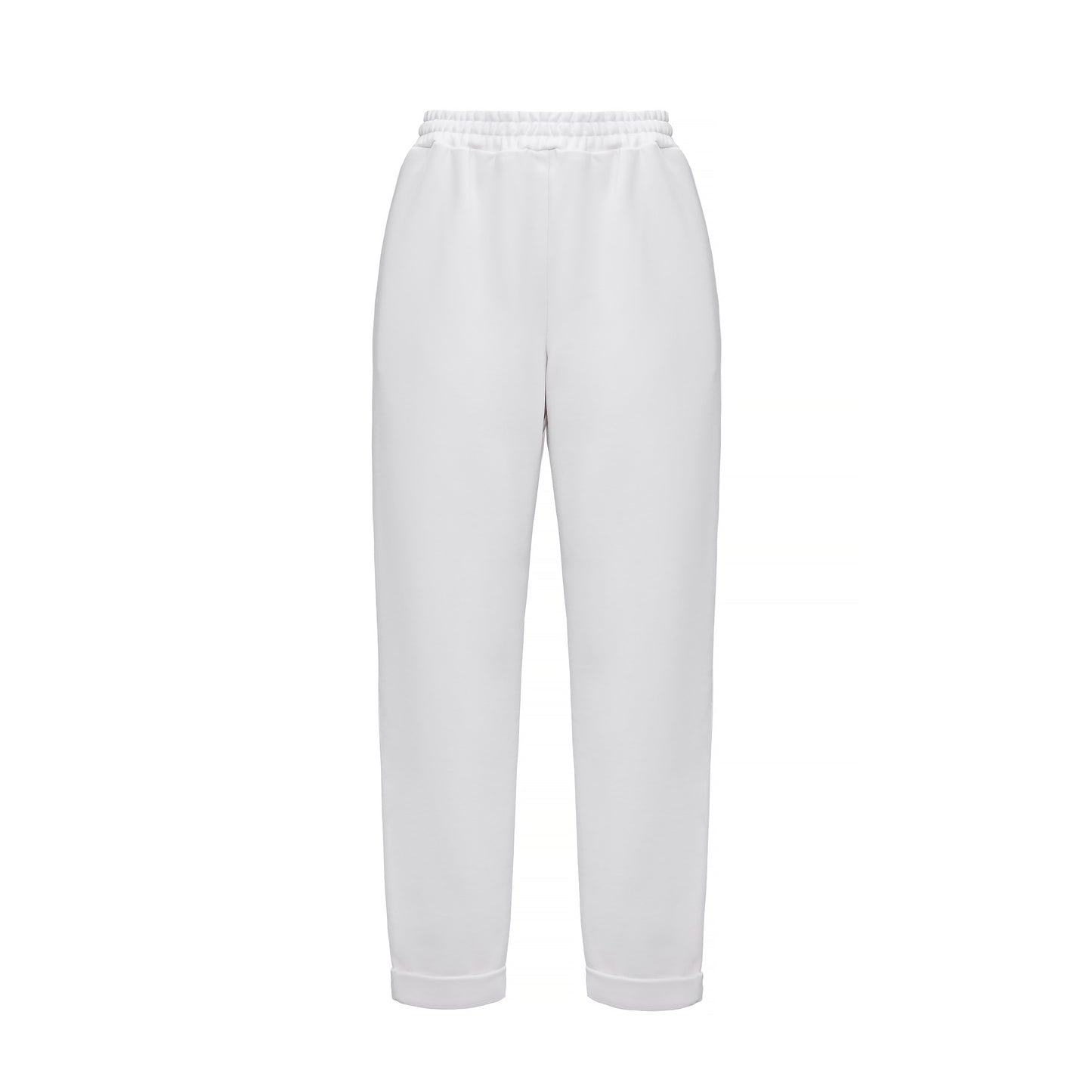 Basic Cream Relaxed fit Pants