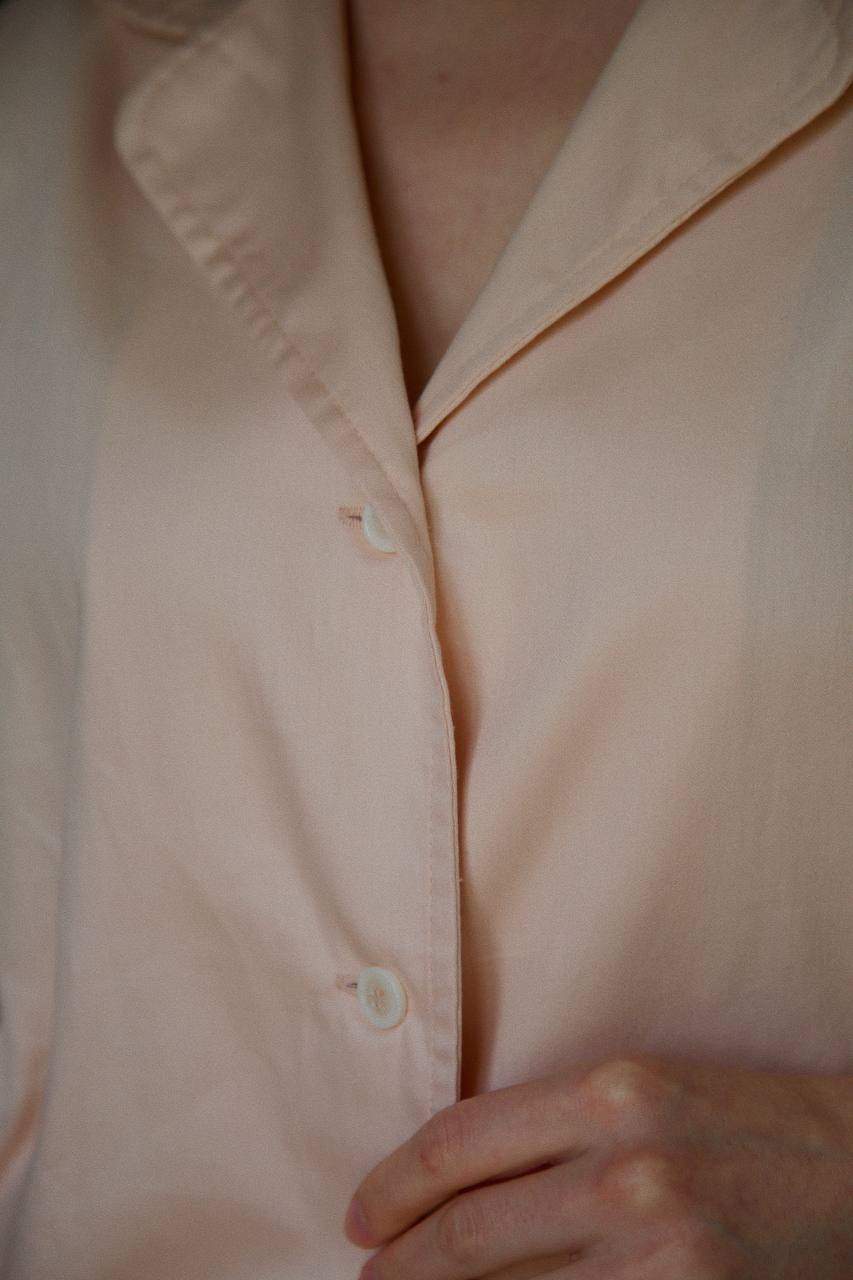 Light pink Sateen shirt